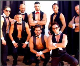 Male stripper, cheeky butler, hen party Malaga